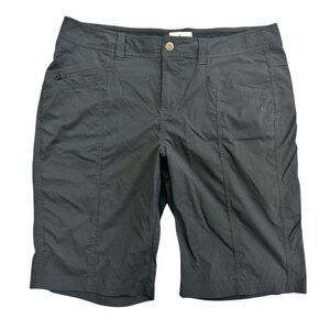 Royal Robbins Hiking Travel Shorts Black Women Size 12